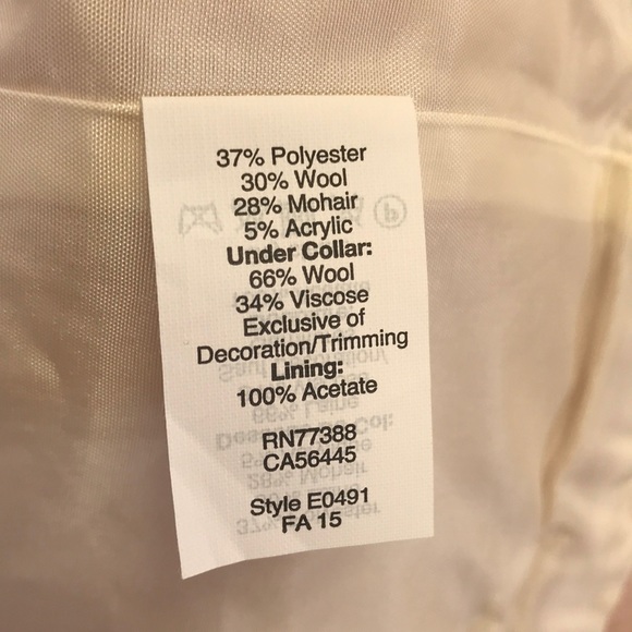 NWT Madewell textured cocoon coat pink - Picture 7 of 7